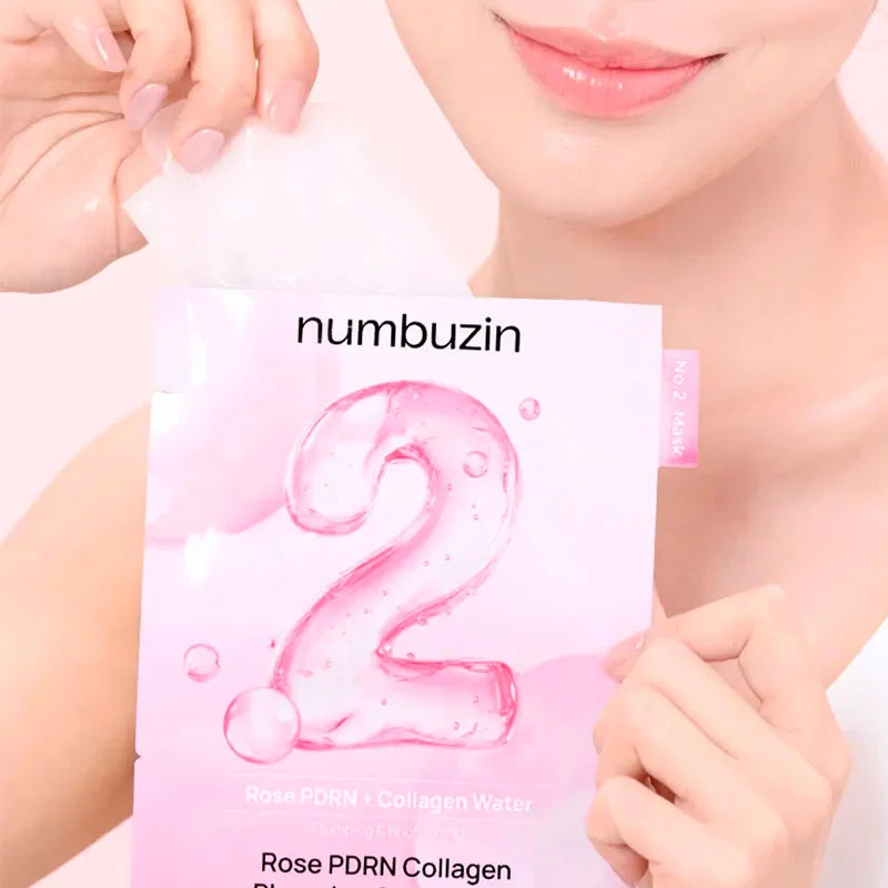 Numbuzin - No.2 Rose PDRN Collagen Plumping Sheet Mask 33ml