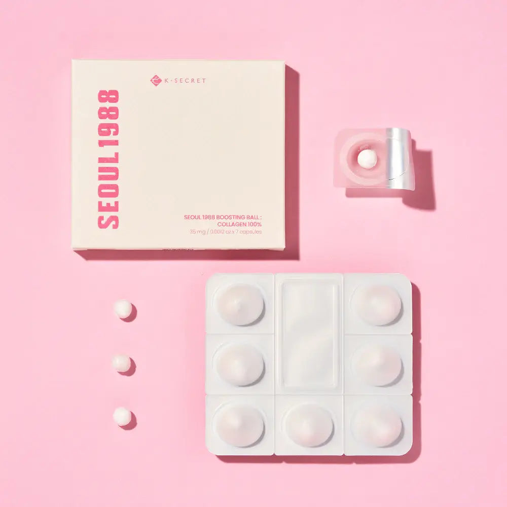 K-SECRET SEOUL 1988 BOOSTING BALL : COLLAGEN 100% 7 κάψουλες