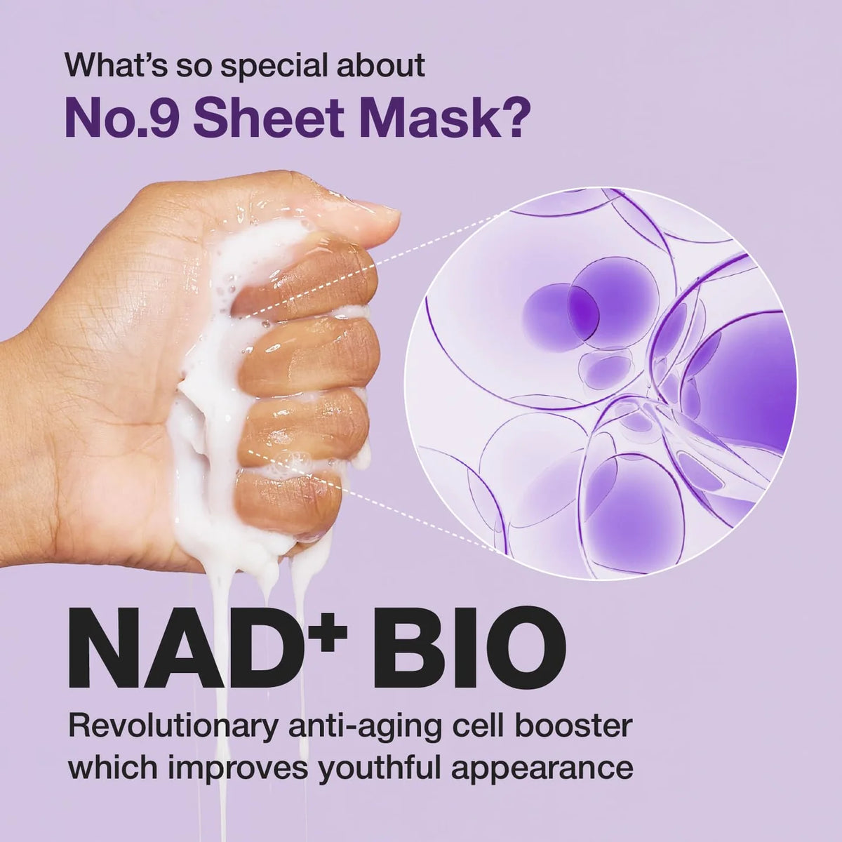 Numbuzin - No9 NAD+ BIO Lifting-sil Full Face Mask 20/28 ml