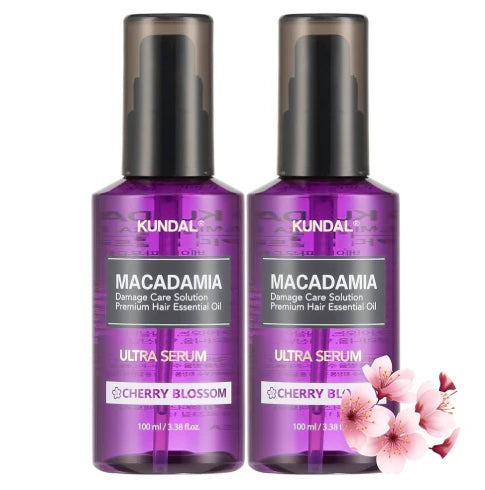 Kundal Macadamia Ultra Hair Serum - Cherry Blossom 100ml
