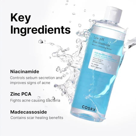 COSRX- Low PH Niacinamide Micellar Cleansing Water 400ml
