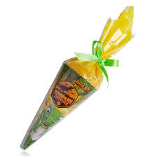 Dinopark- Κώνος με 60ml bubble bath, 50g bath fizzer & σφουγγάρι-Accentra