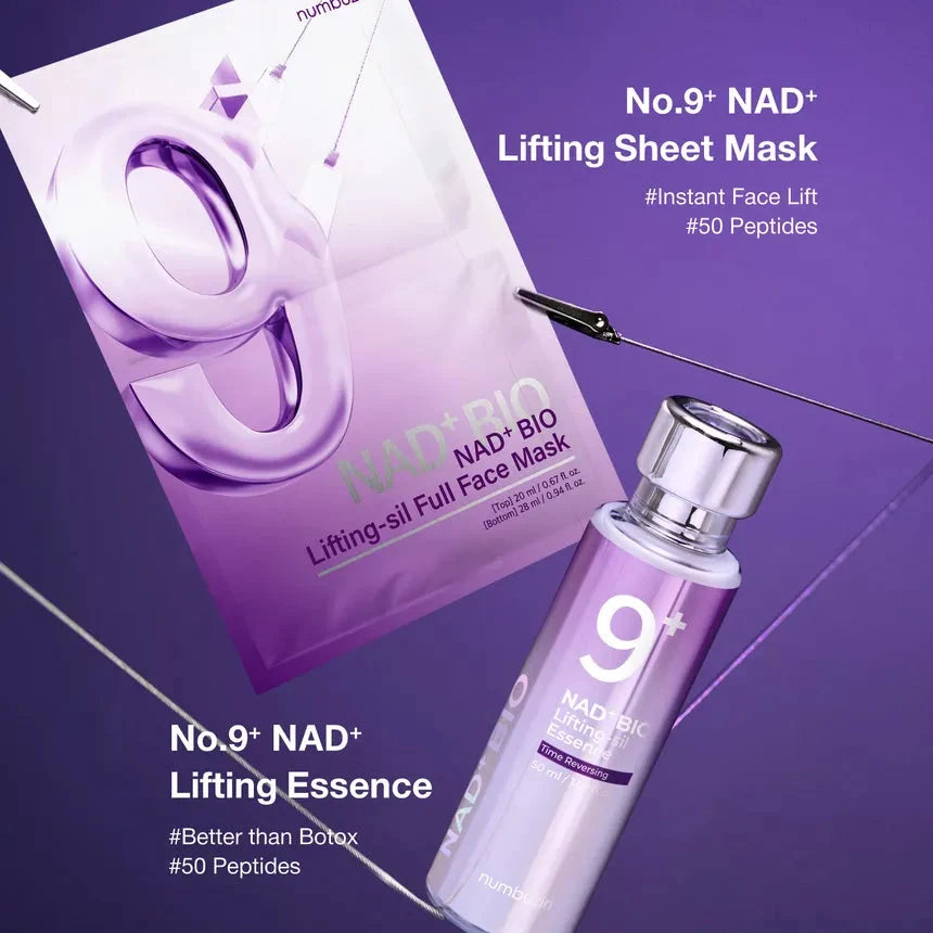 Numbuzin - No9 NAD+ BIO Lifting-sil Full Face Mask 20/28 ml