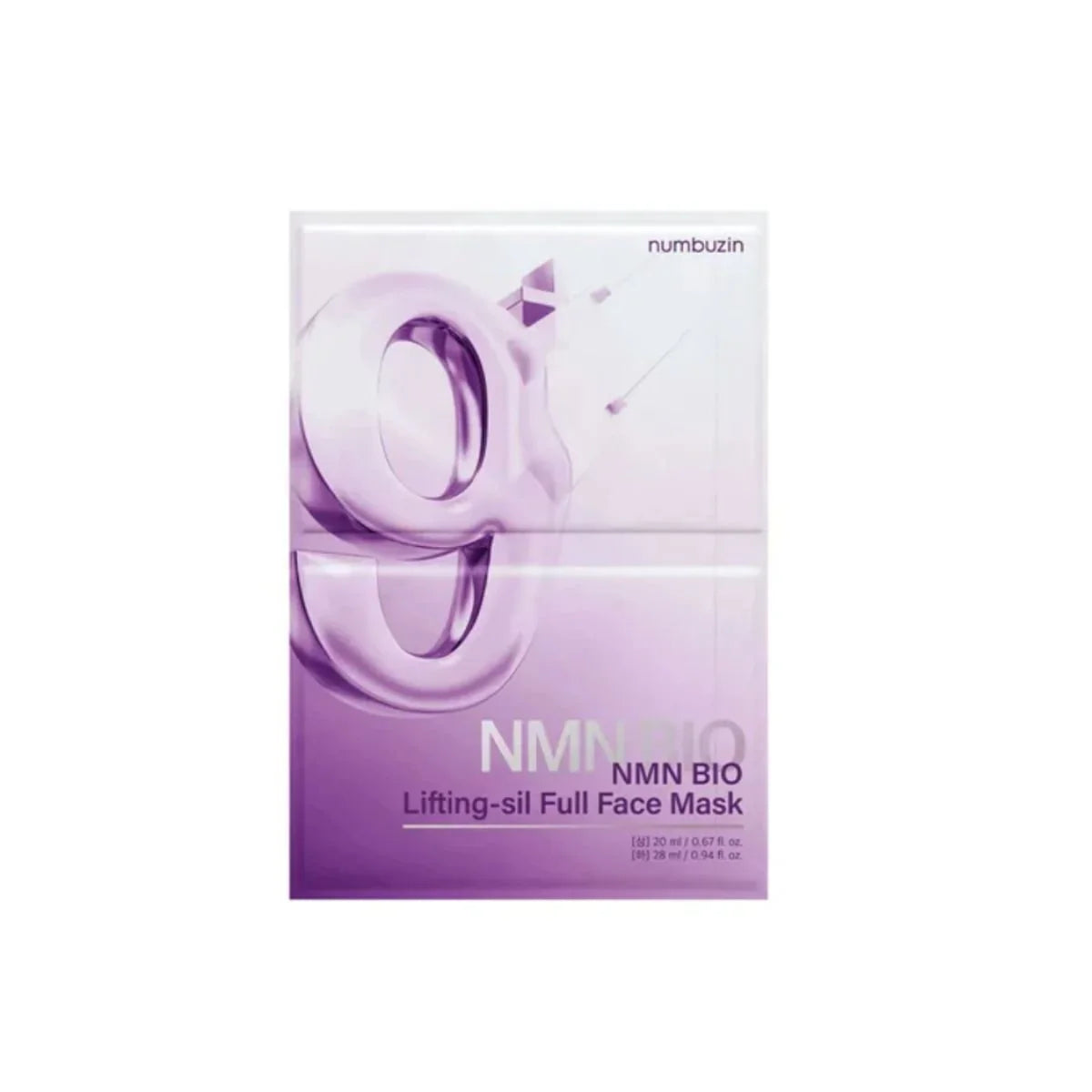 Numbuzin - No9 NAD+ BIO Lifting-sil Full Face Mask 20/28 ml