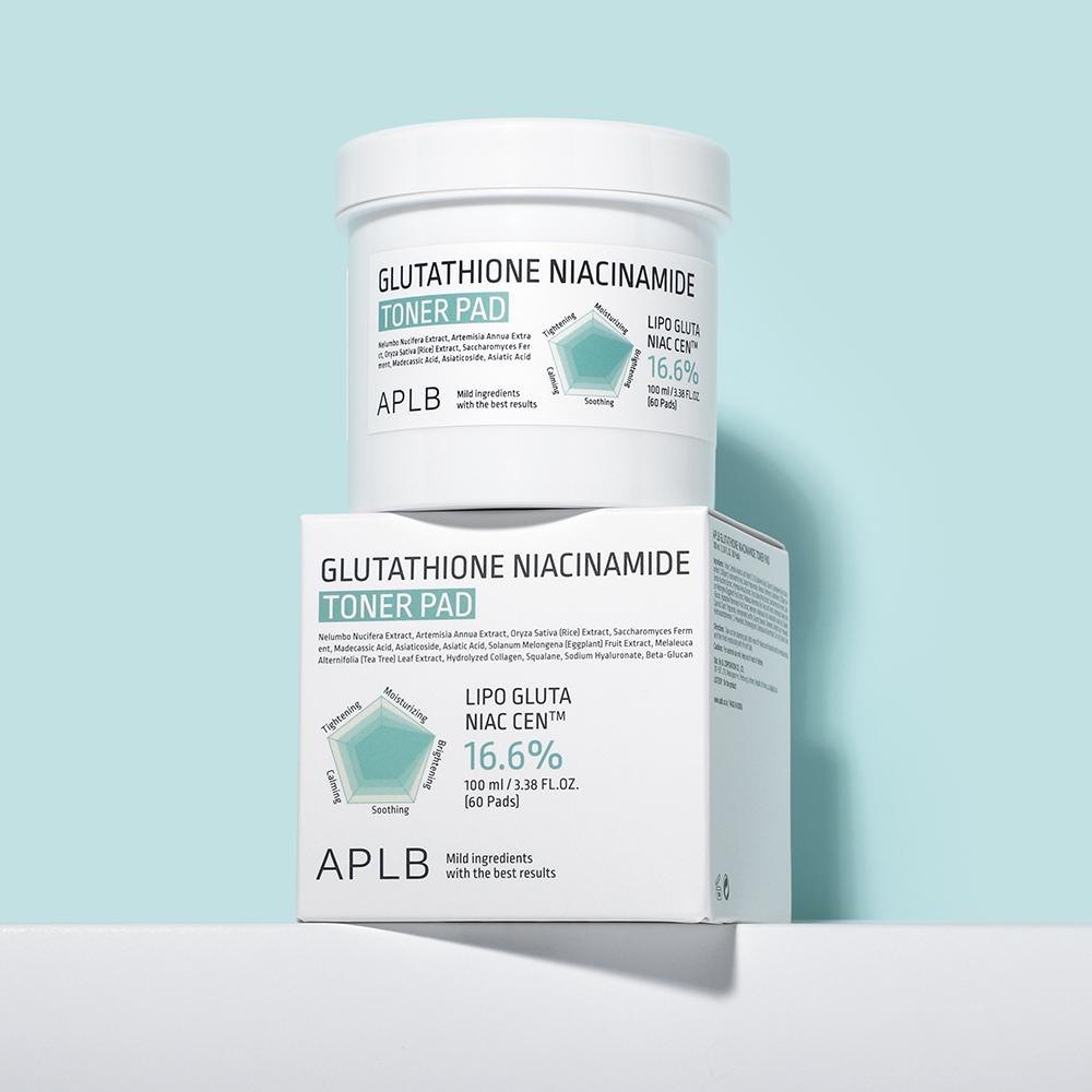 APLB-Glutathione Niacinamide Toner Pad (60PADS)