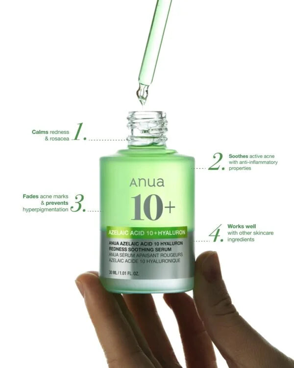 Anua Azelaic Acid 10 Hyaluron Redness Soothing Serum 30ml
