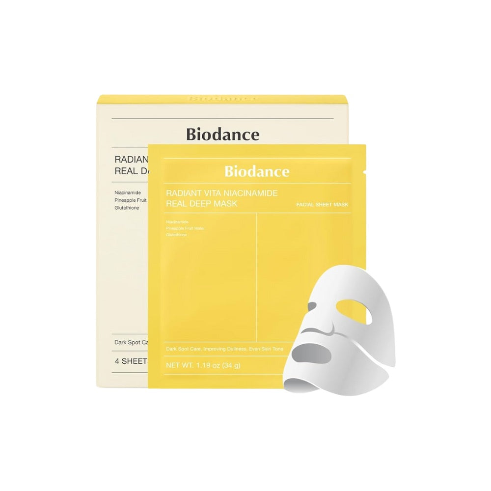 Biodance Radiant Vita Niacinamide Real Deep Mask 34g