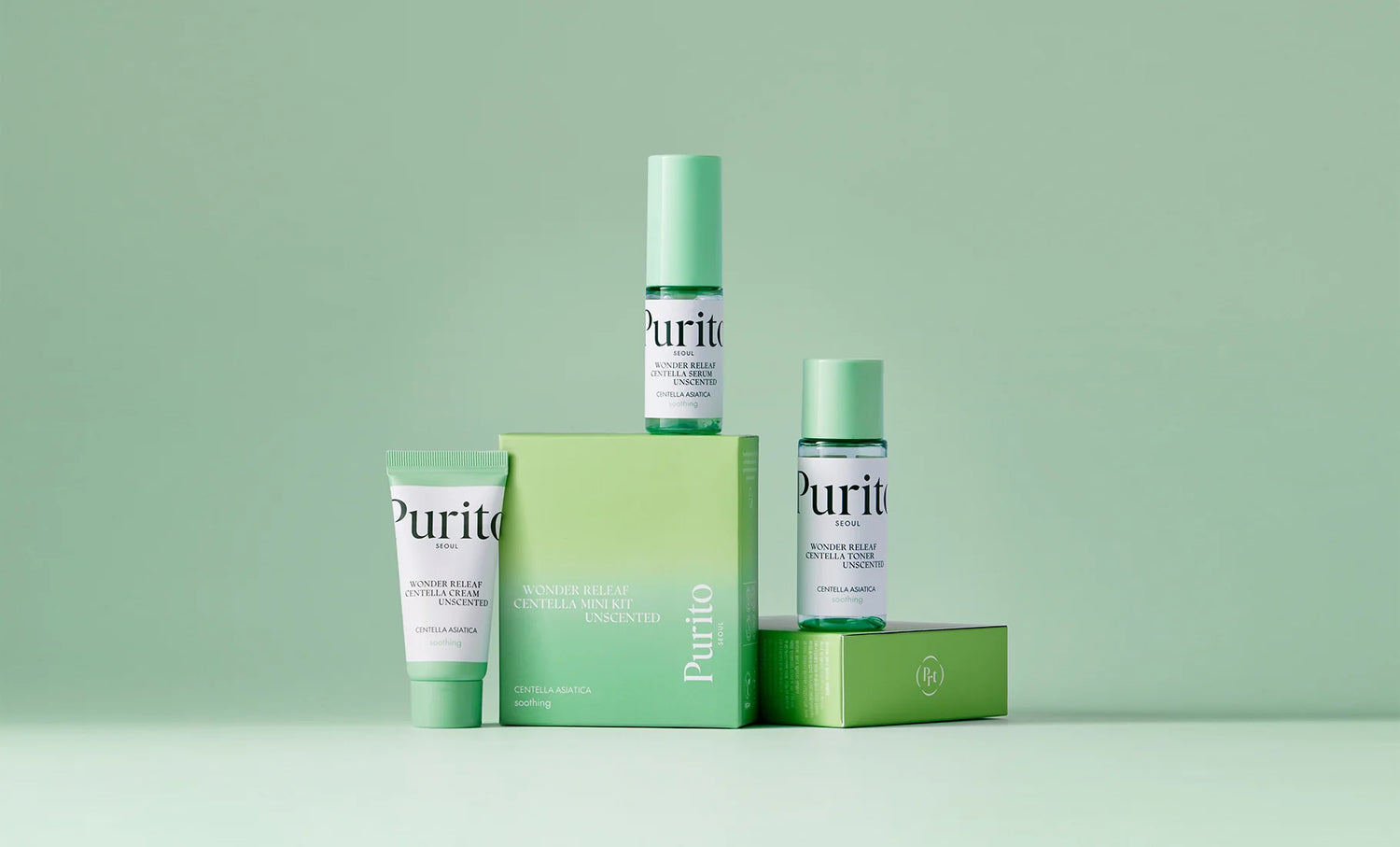PURITO - Wonder Relief Centella Mini Kit Unscented