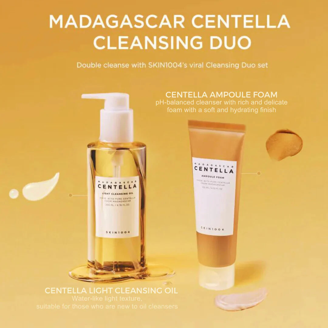 SKIN1004 Madagascar Centella Double Cleansing Duo 125ml 200ml