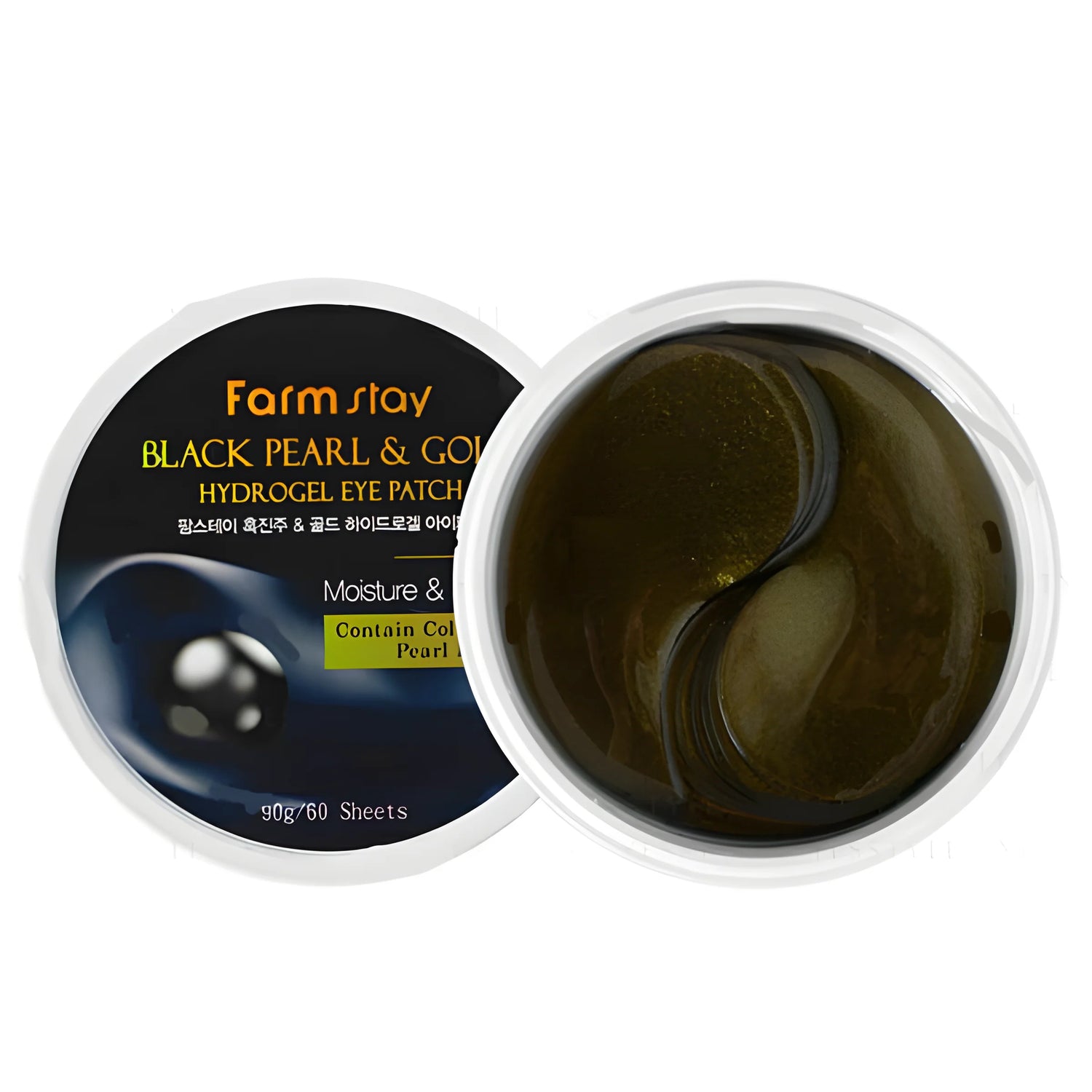 Farmstay Black Pearl & Gold Hydrogel Eye Patch x60