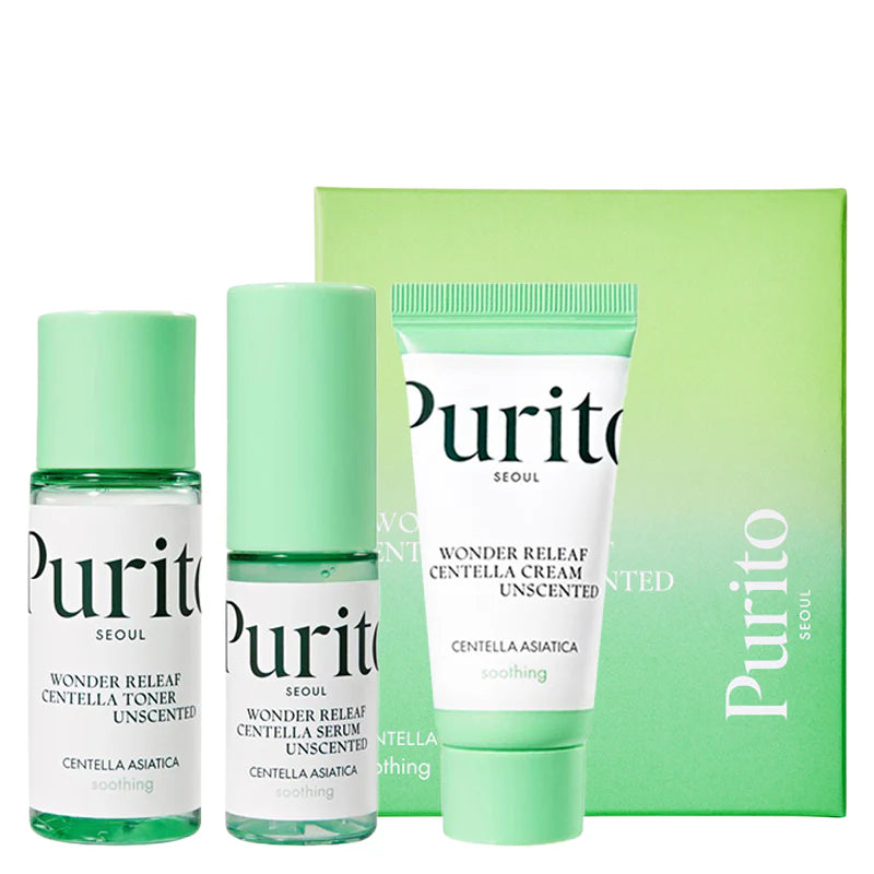 PURITO - Wonder Relief Centella Mini Kit Unscented