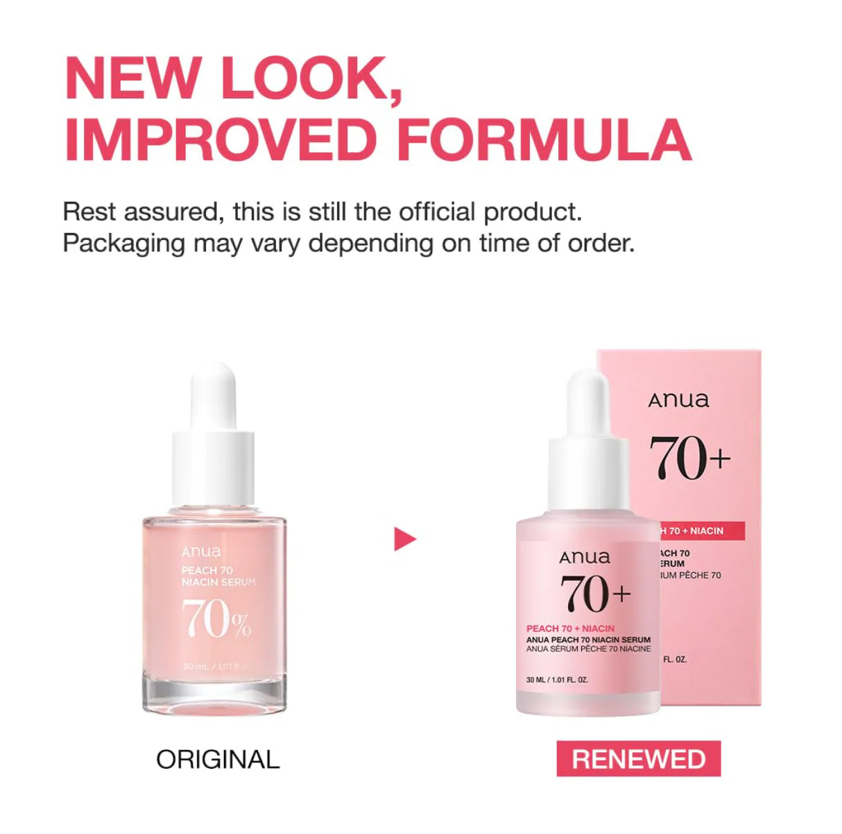 ANUA Peach 70% Niacinamide Serum 30ml